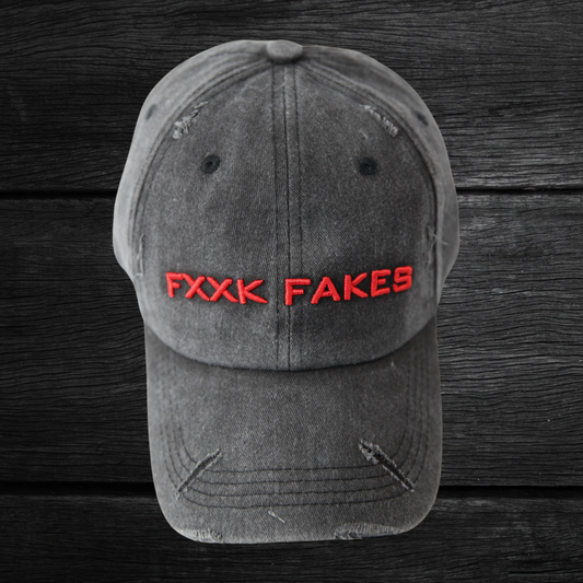 FXXK FAKES BALL CAP