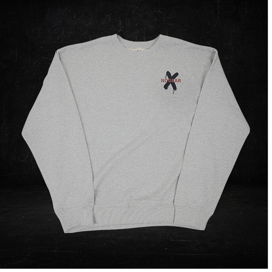 X Small Logo Gray Sweatshirt