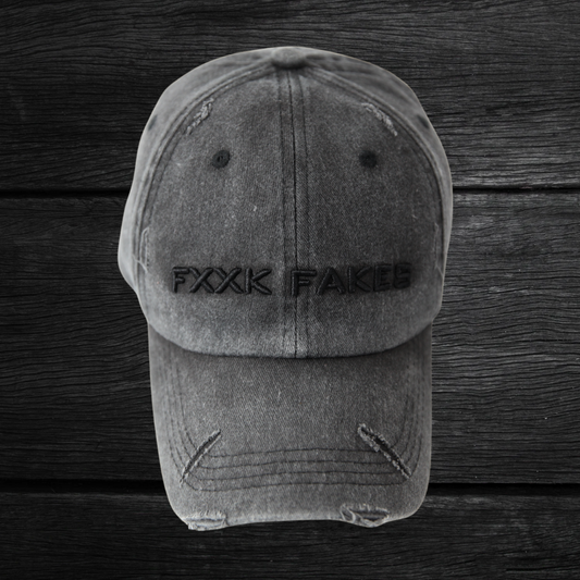 FXXK FAKES BALL CAP