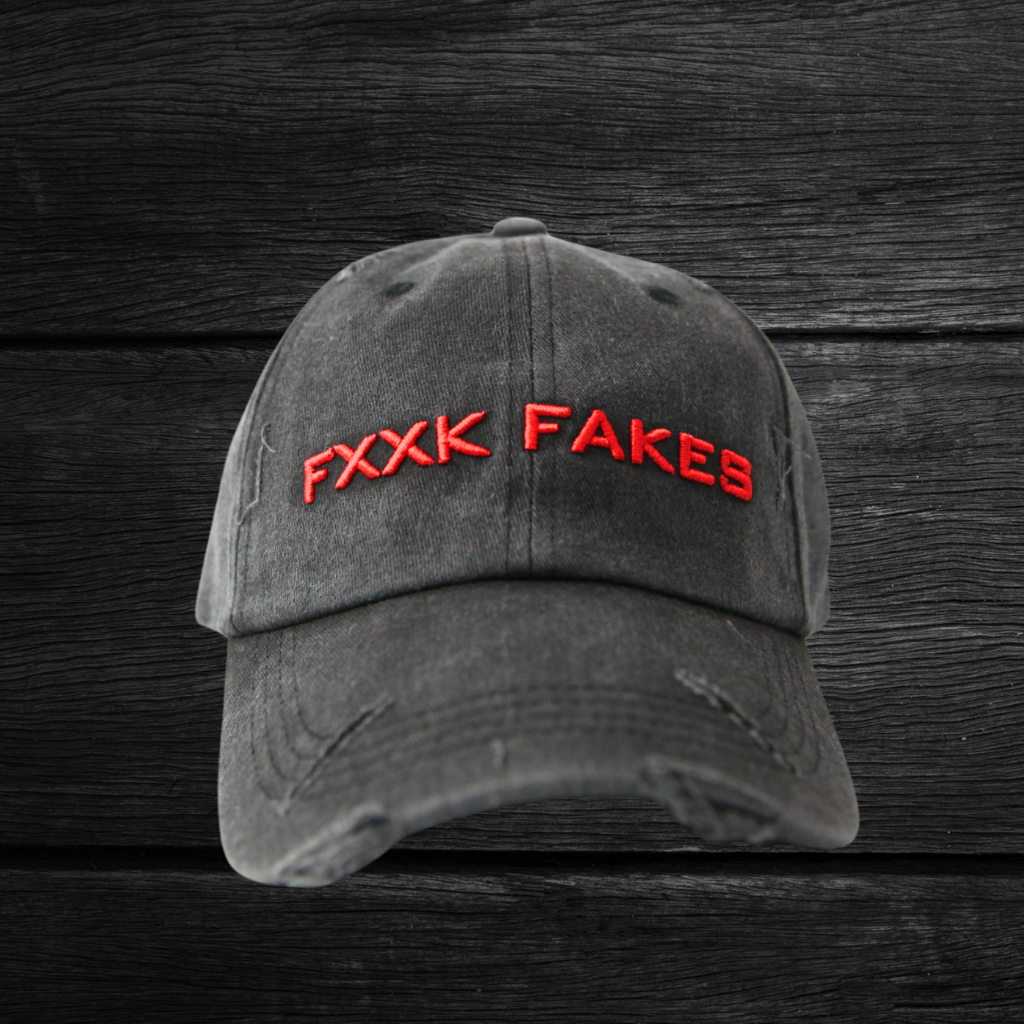 FXXK FAKES BALL CAP