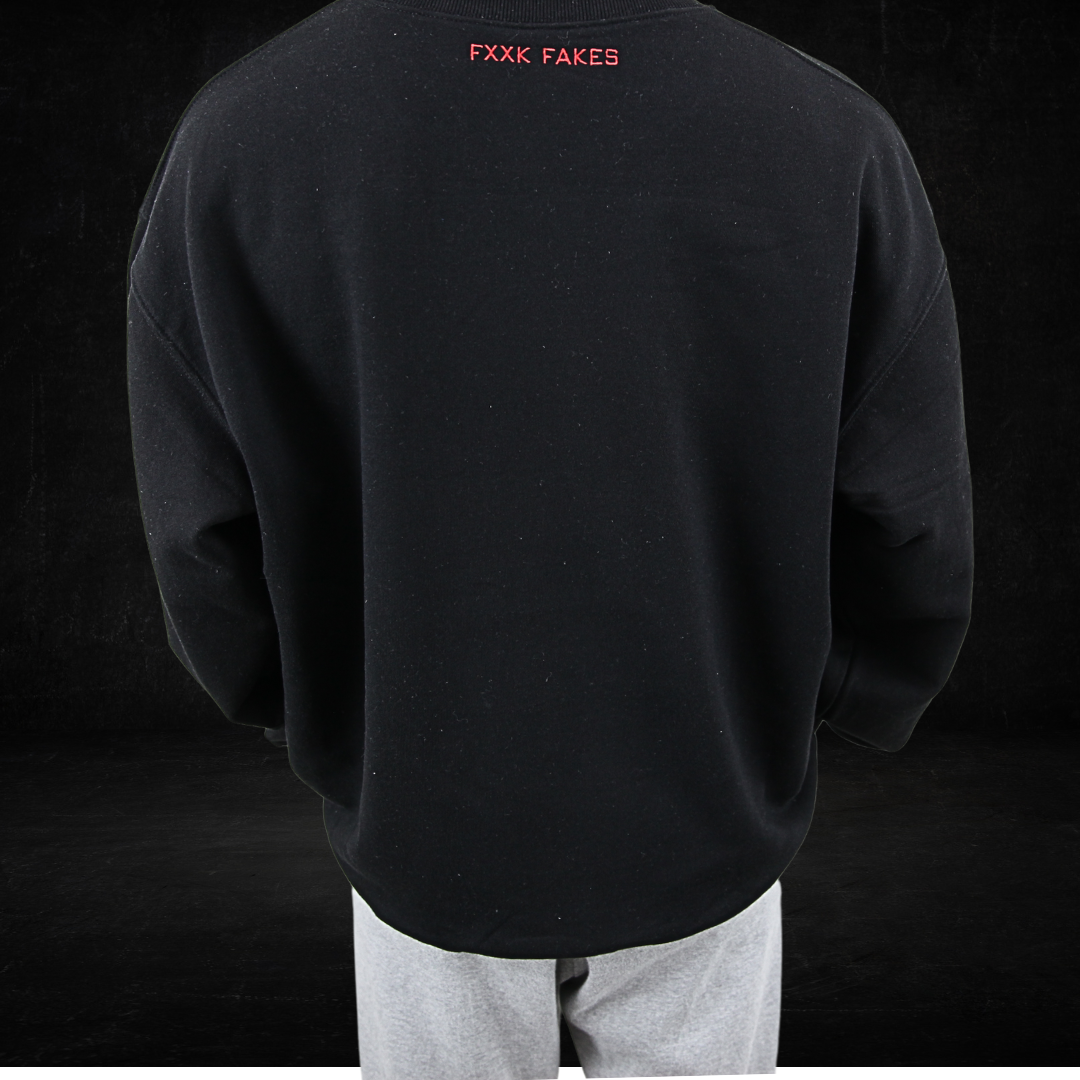 XX Dark Gray Logo Black Sweatshirt