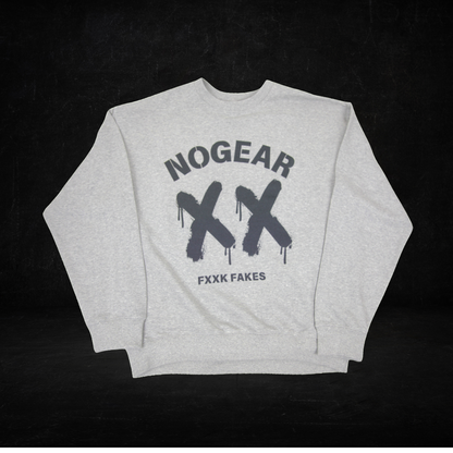 XX Black Logo Gray Sweatshirt